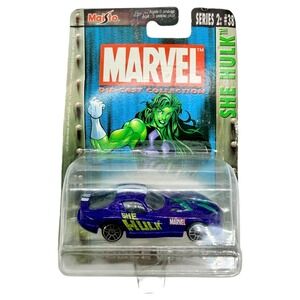 Maisto Marvel Series 2 #38 She-Hulk Dodge Viper GTS Die-Cast Car New